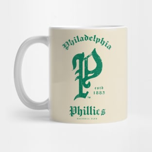 Vintage Phillies Baseball Mug